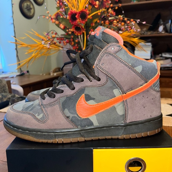 Nike SB Dunk High Pro Brian Anderson Camo 2006 VINTAGE Men’s 8.5 GUC - Picture 4 of 10